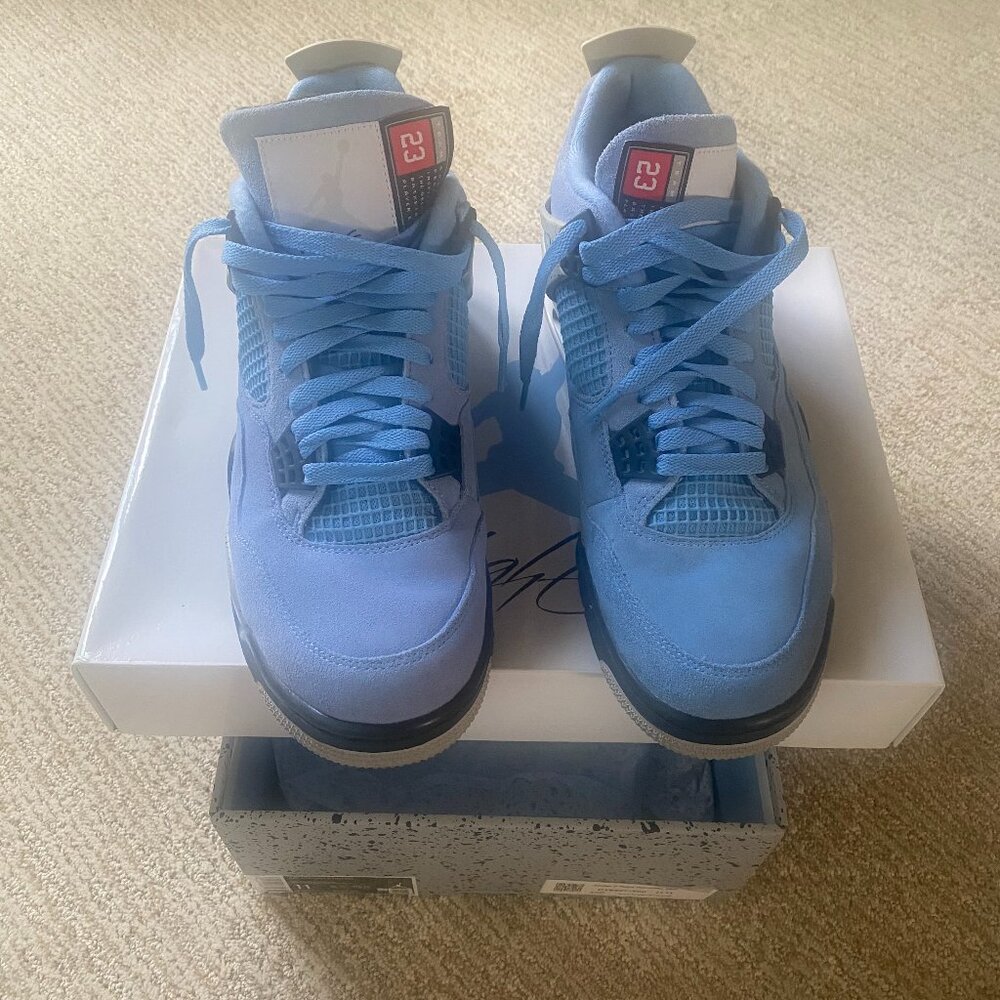 Air Jordan Retro 4 University Blue UNC Size 11 Mens